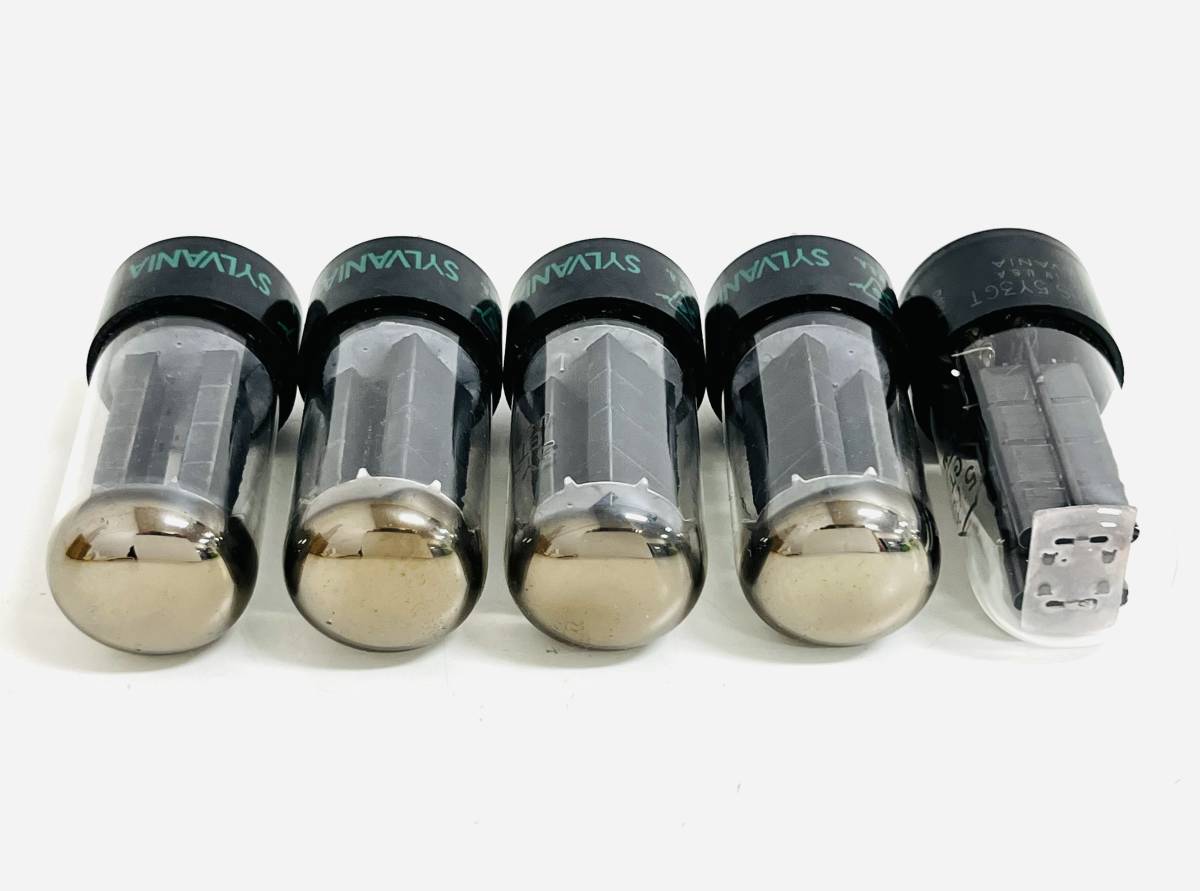 SYLVANIA シルバニア 真空管 5Y3GT 5本　NO.107 SYLVANIA 5Y3GT Tube 日本 2本セット Pair