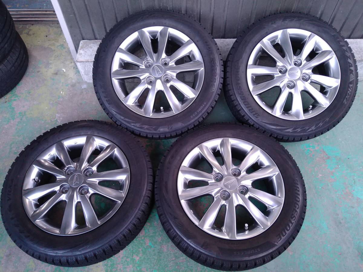 ダイハツ純正オプション14×4.5J+45 4H-100＆ブリジストンブリザック 