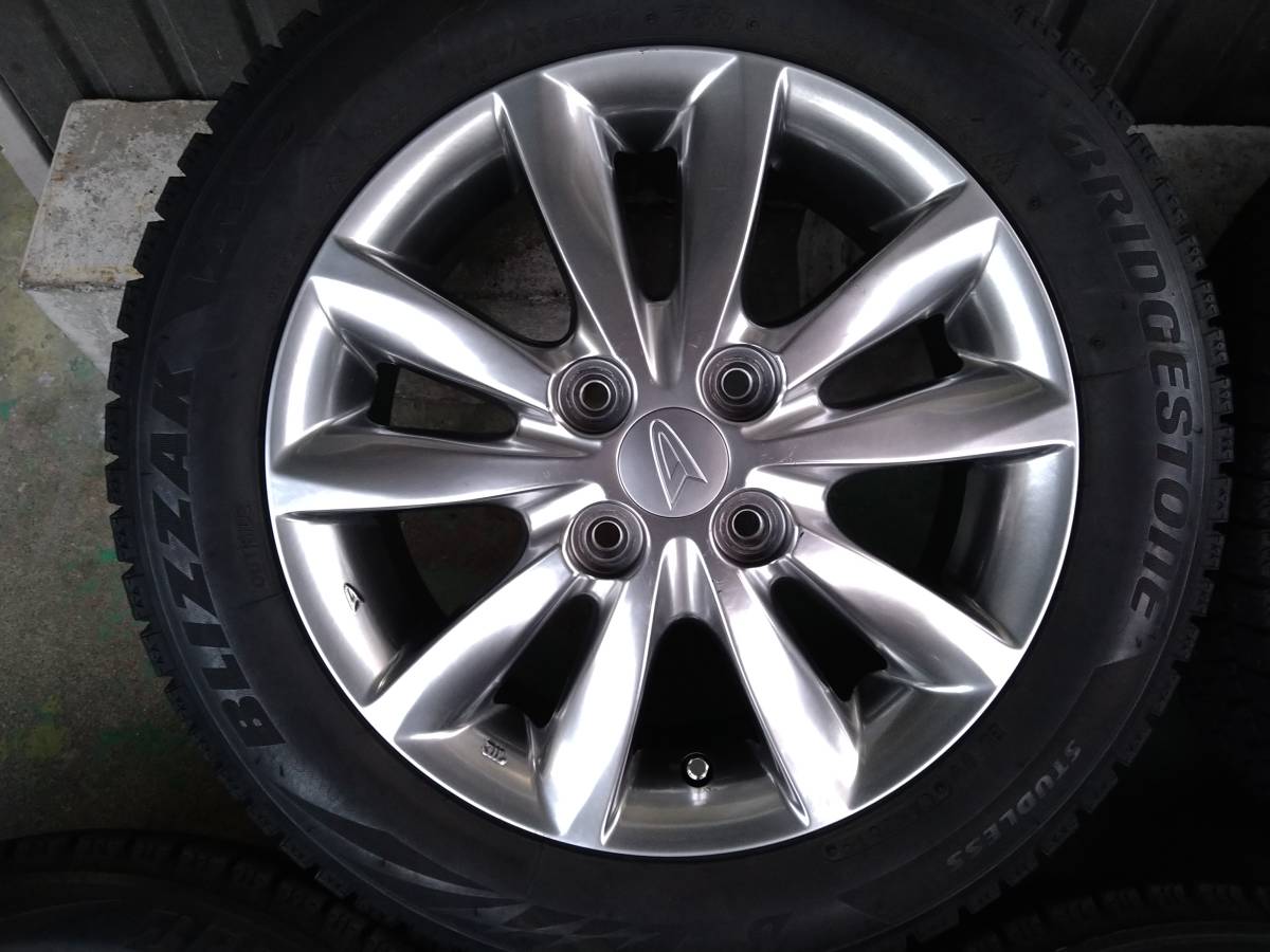 ダイハツ純正オプション14×4.5J+45 4H-100＆ブリジストンブリザック 