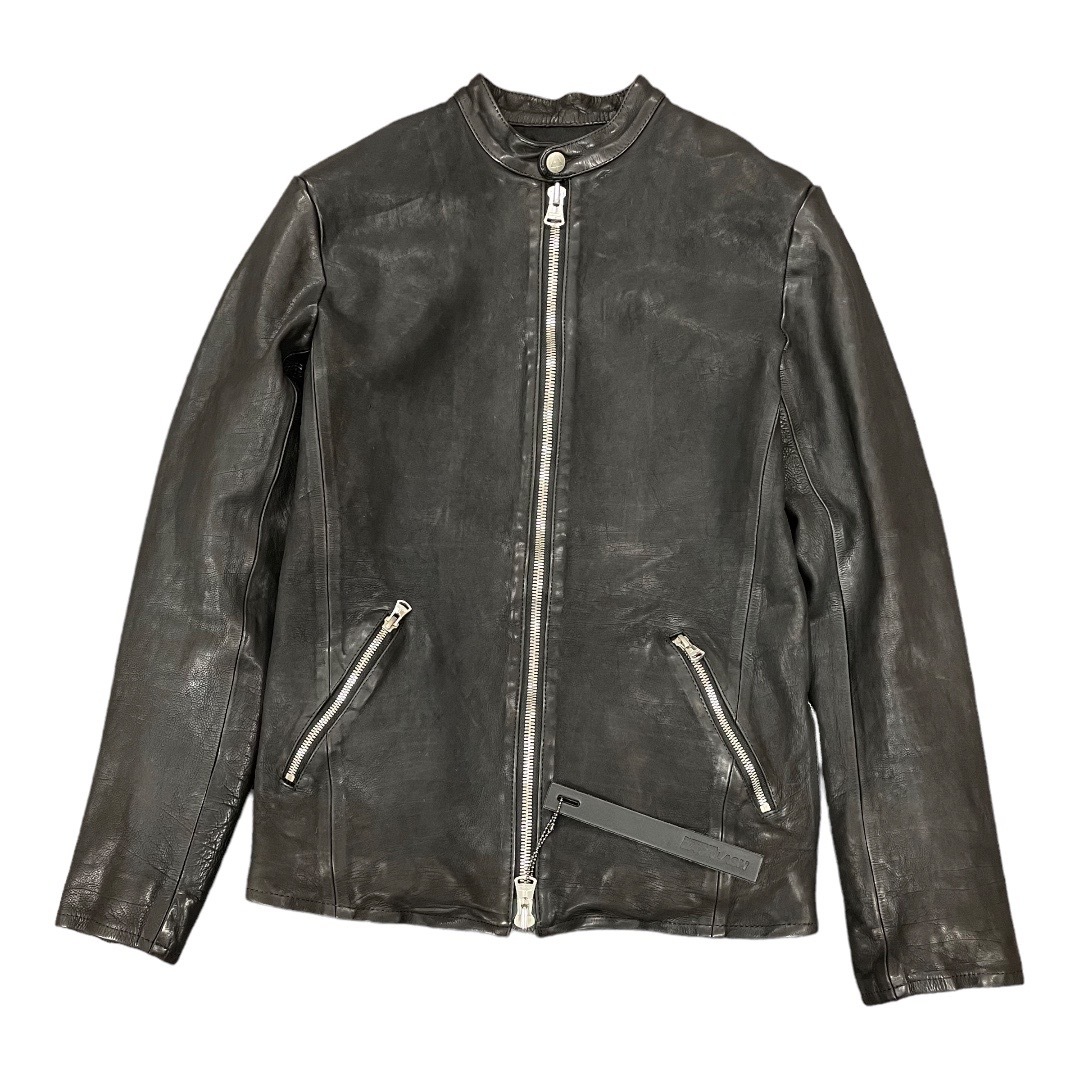 定242000円 新品○ BACKLASH 21AW JAPAN CALF SINGLE RIDERS レザー