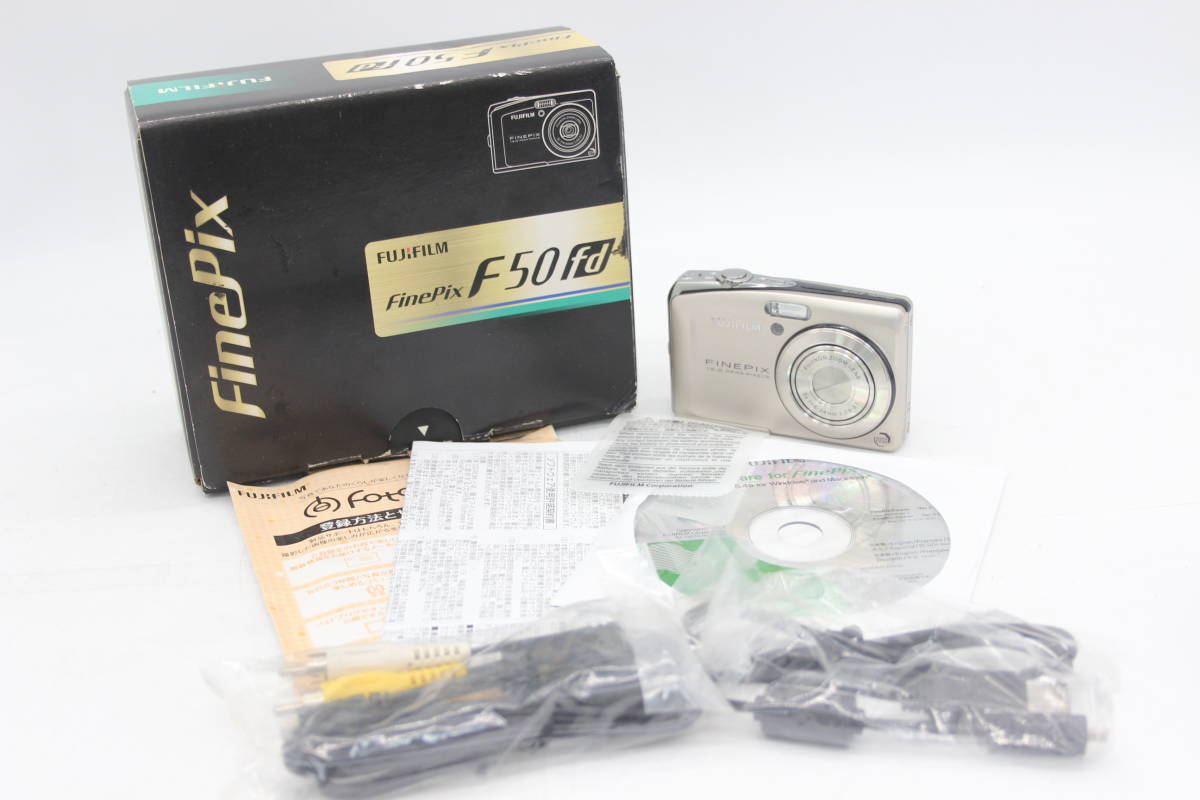 【元箱付き】フジフィルム Fujifilm FINEPIX F50fd 8-24mm F2.8-5.1 コンパクトデジタルカメラ 9456 FUJIFILM FinePix F50fd 美品Fujifilm 富士フィルム＜美品＞ オ