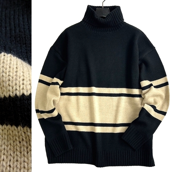  McGREGOR マックレガー 定価3.1万 上質ウール混 ライン入り タートルネック 長袖 ニット セーター 413739702 39 LL 029 are2925e(XLサイズ以上)｜売買されたオークション情報、yahooの商品情報をアーカイ XLサイズ以上