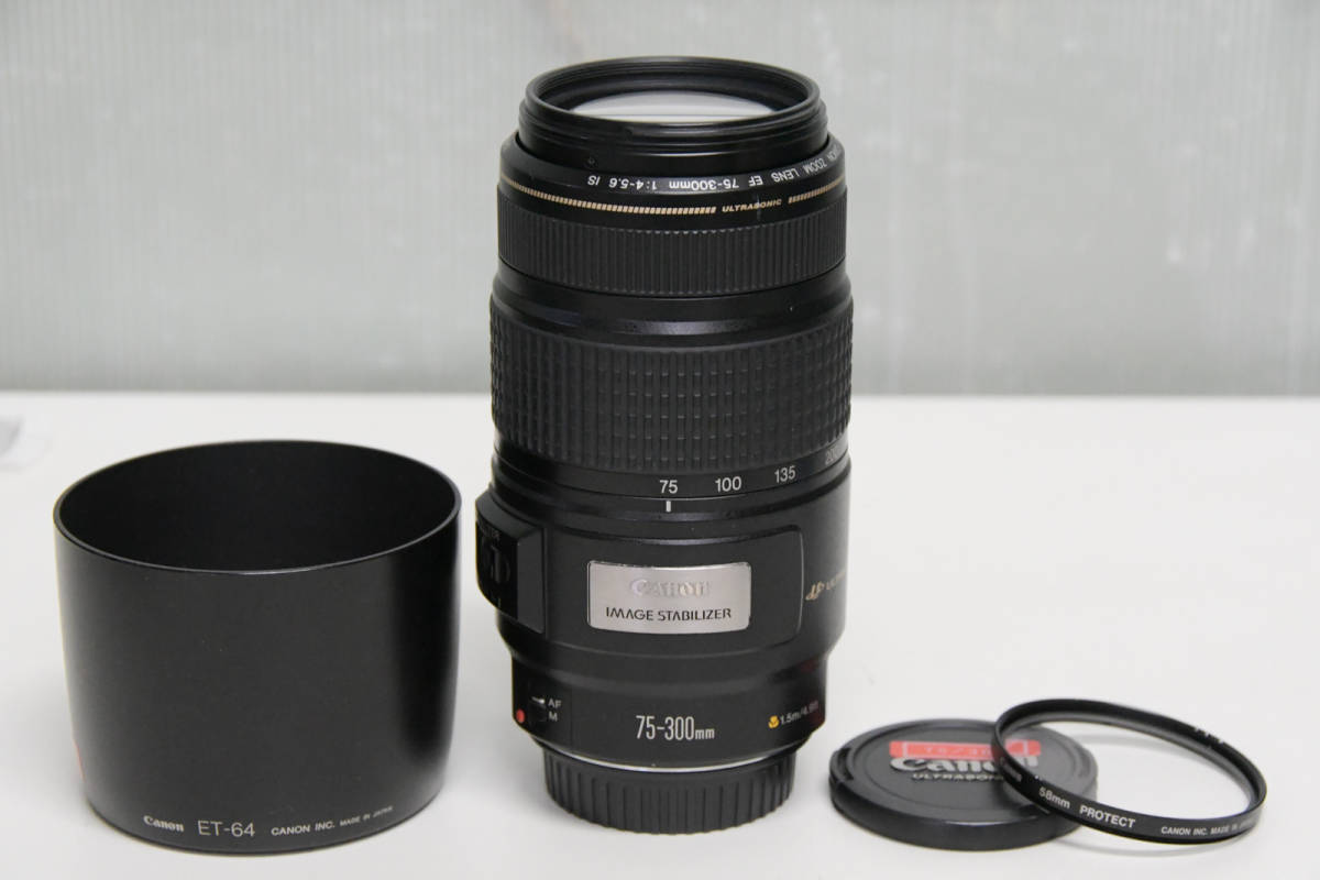Canon Lens 75-300mm EF USM III f⁄4-5.6 - F4-5.6 IS Zoom : Telephoto