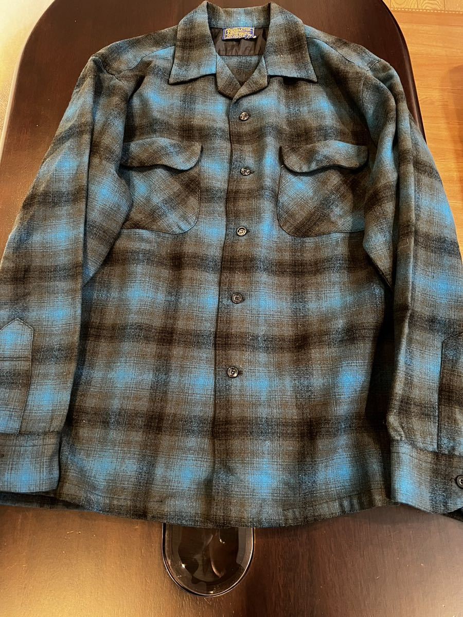 ビンテージ ペンドルトン Pendleton ウールチェックシャツ サイズL