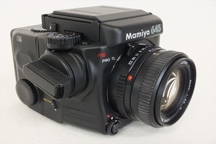 Mamiyaマミヤ645 Pro TL 中判カメラ レンズセット フィルムカメラ