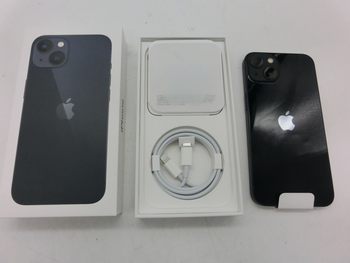 T【こ1-54】【60サイズ】極美品/iPhone 13 128GB/SIMフリー/ミッドナイトブラック/MLNC3J/A/※IMEI判定〇 0 128GB iPhone スマートフォン本体 (整備済み品) ストレージ：128GB