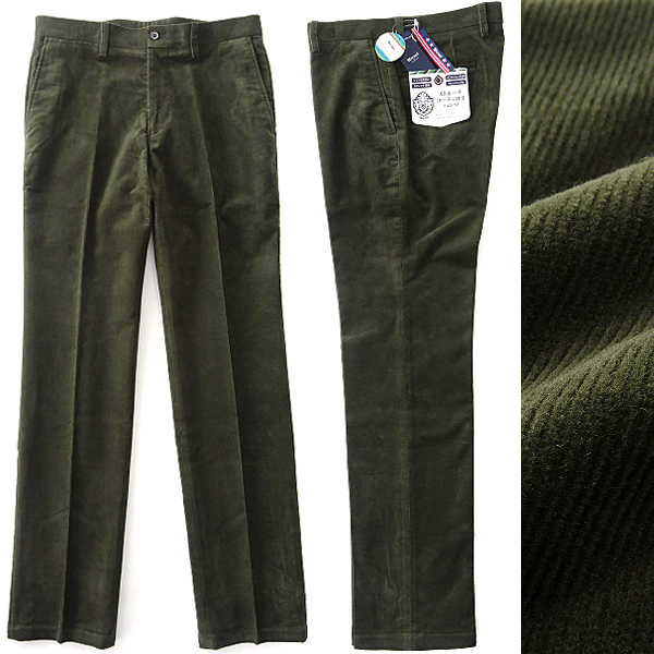 新品 ケントイントラディション ストレッチ コーデュロイ パンツ 79(M