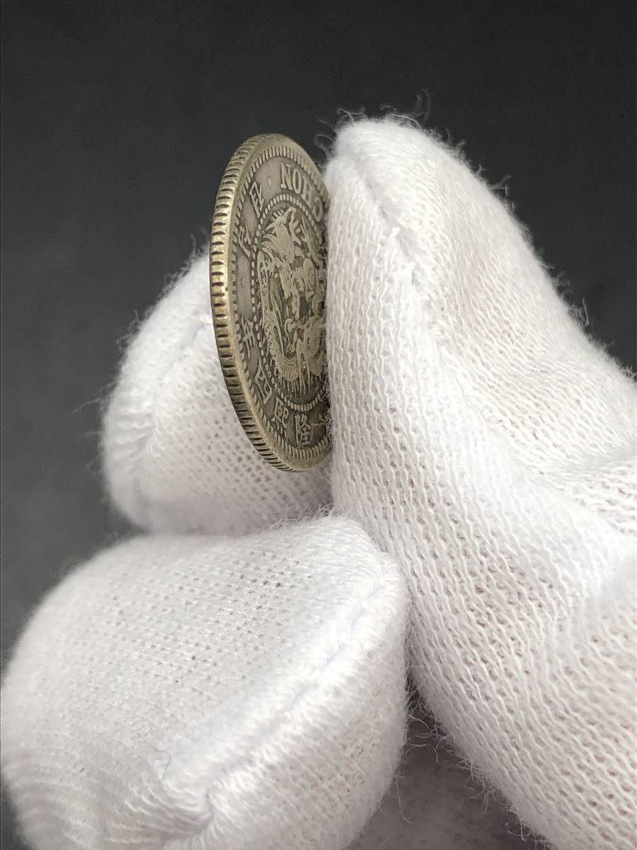 大韓 10銭銀貨 隆熙四年 古銭 十銭 レア・希少 十 朝鮮 銀貨