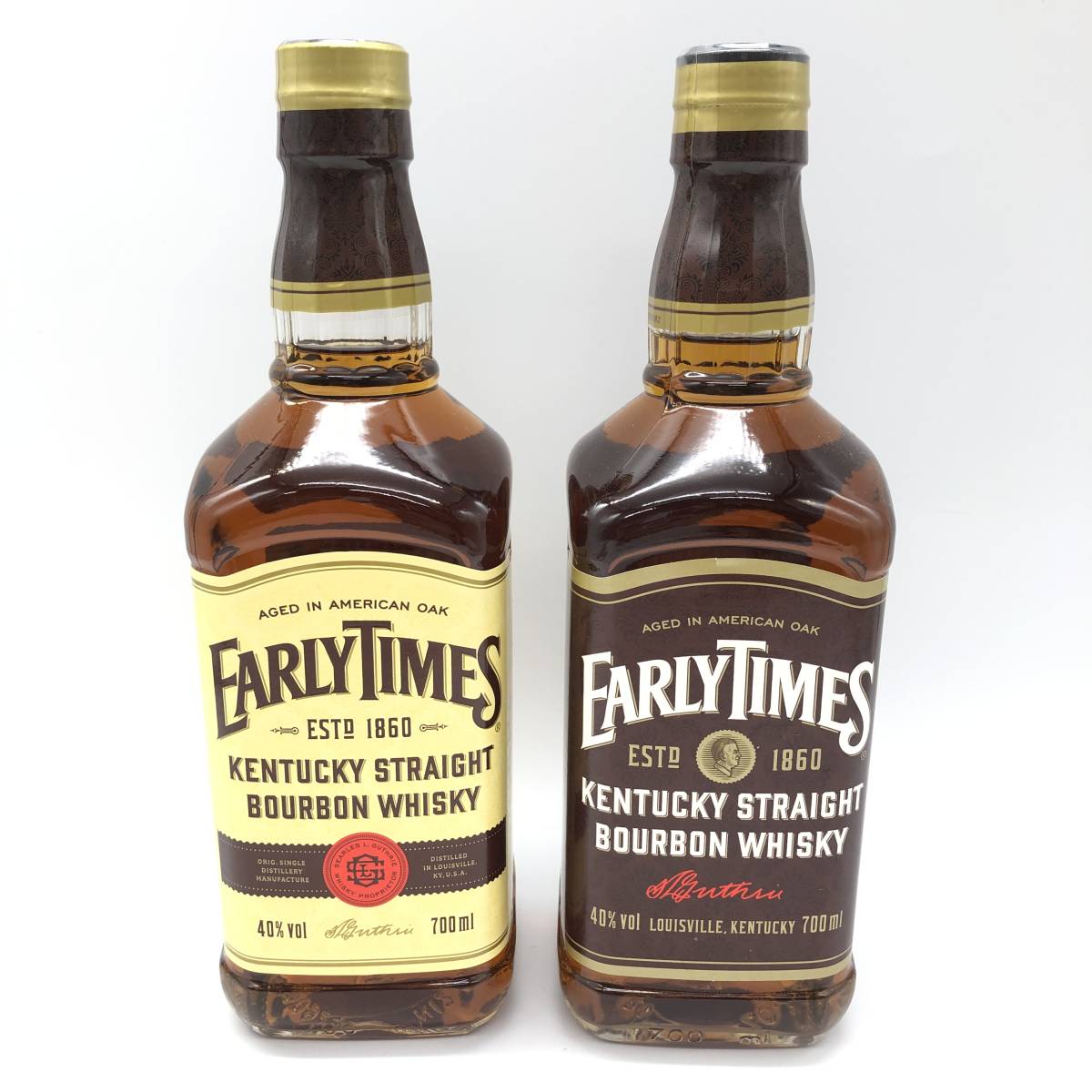 アーリータイムズ イエローラベル＆ブラウンラベル(旧ラベル