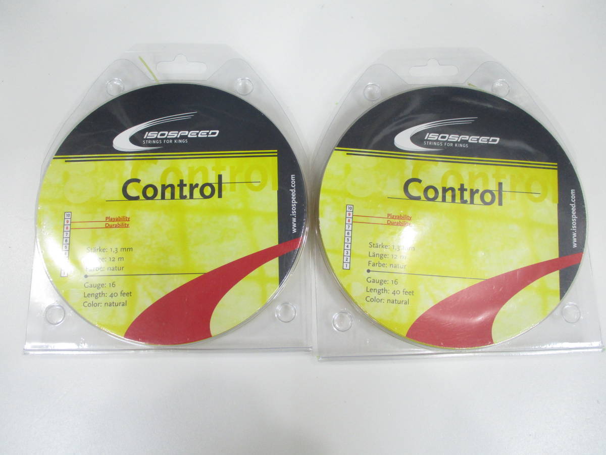 【送料無料，限定SALE】 硬式テニスガット イソスピード コントロール クラシック Isospeed Control Classic ２個セット(硬式用)｜売買されたオークション情報、yahooの商品情報をアーカイブ公開 - オークファン ガット