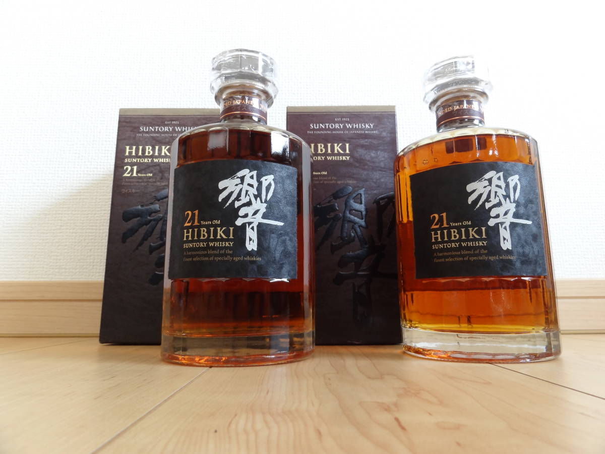 サントリー 響 21年 響21年 700ml Hibiki 化粧箱付(空き瓶) HIBIKI SUNTORY