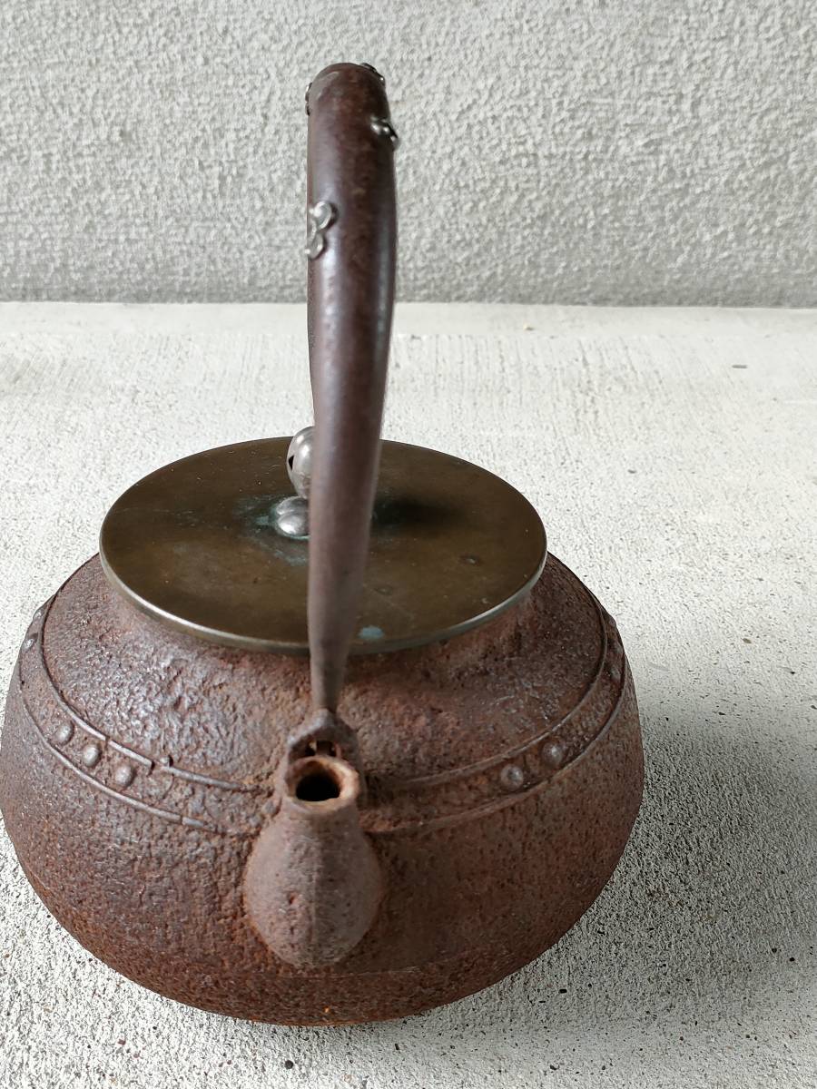 鉄瓶 南部鉄器 茶道具 古道具 急須 鉄器 骨董 煎茶道具 アンティーク 