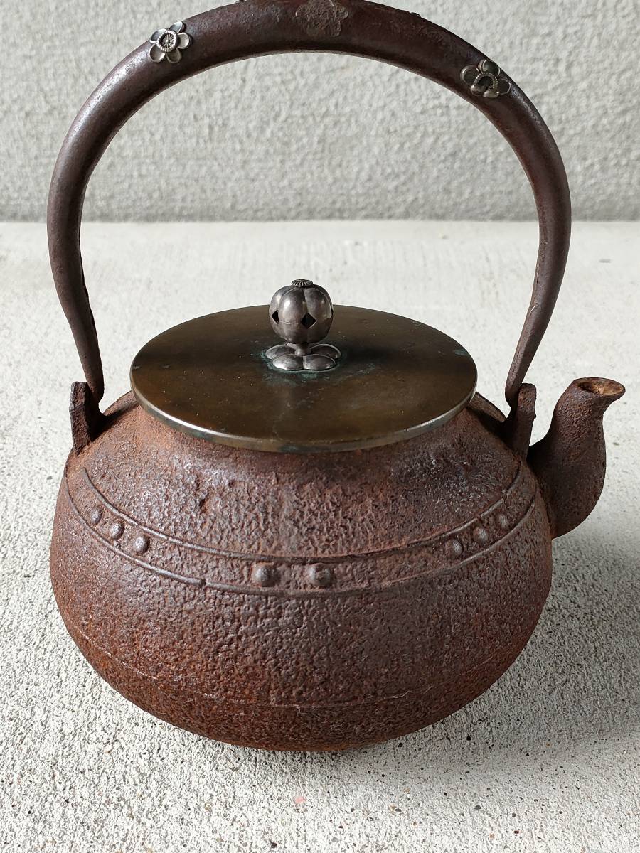 鉄瓶 南部鉄器 茶道具 古道具 急須 鉄器 骨董 煎茶道具 アンティーク 