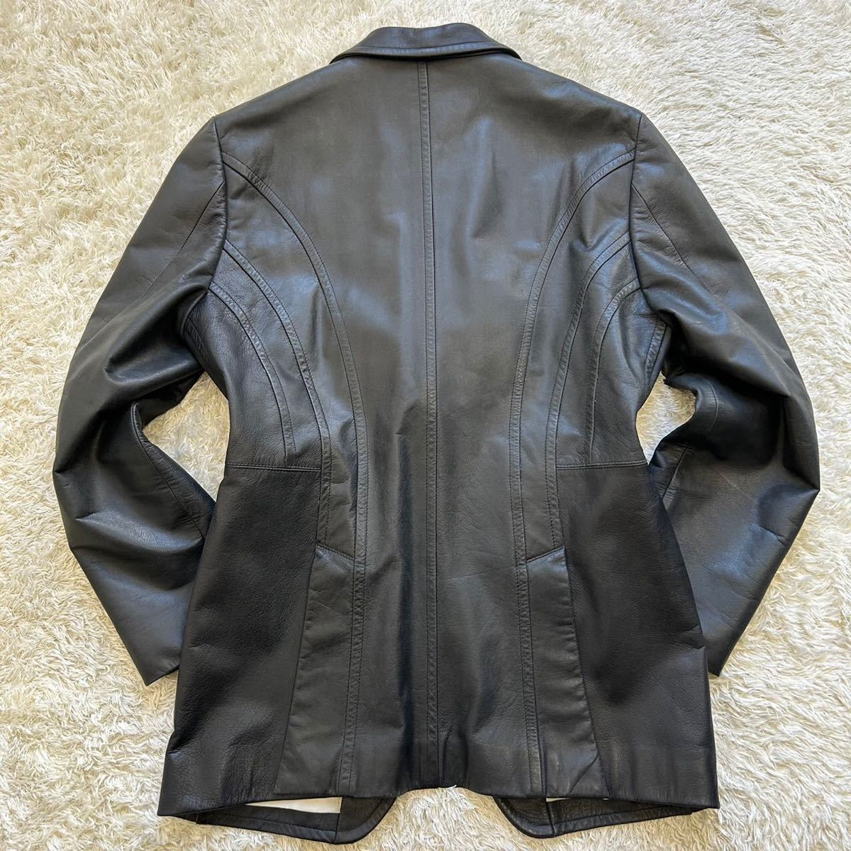 美品【紳士の風格】PaulSmith ポールスミス レザー ジャケット 
