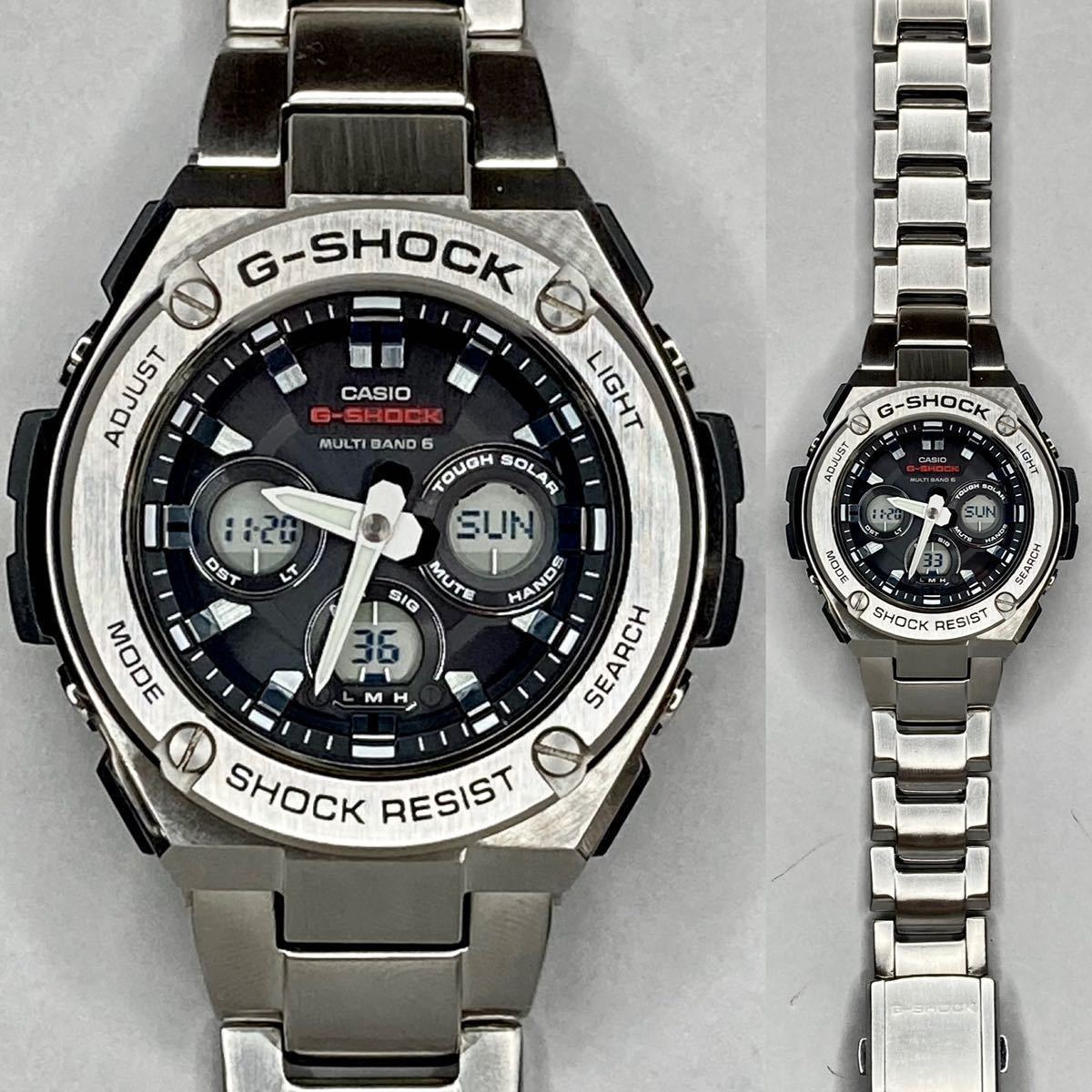 フルコマ付き極美品G-SHOCK GST-W310D 1AJF 電波ソーラー