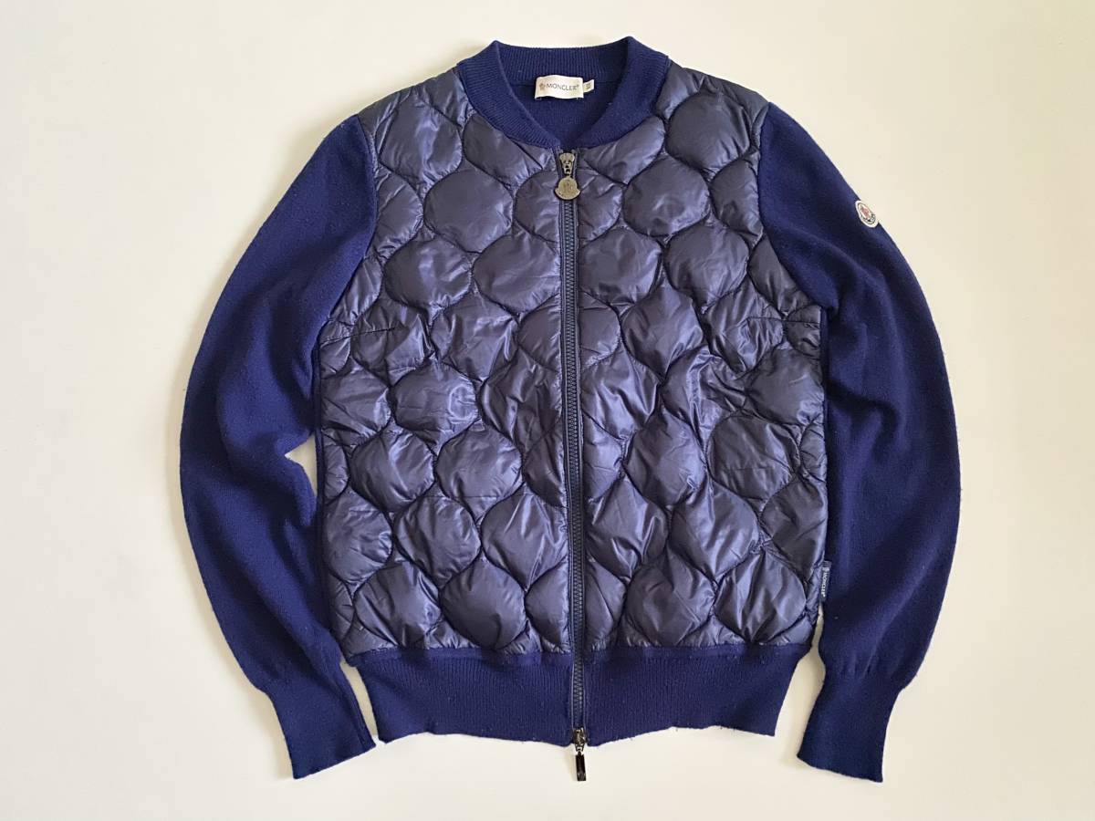 MONCLER レディース ニット/ダウン ハイブリッド カーディガン XS