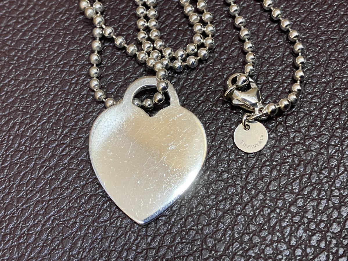 ◇TIFFANY&Co ティファニー PLEASE RETURN TO NEW YORK ボールチェーン