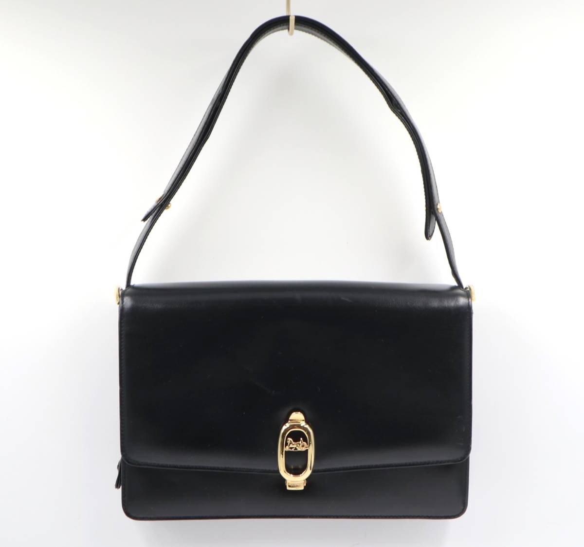 ショルダーバッグ CELINE 馬車金具 ヴィンテージ セリーヌ CELINE 