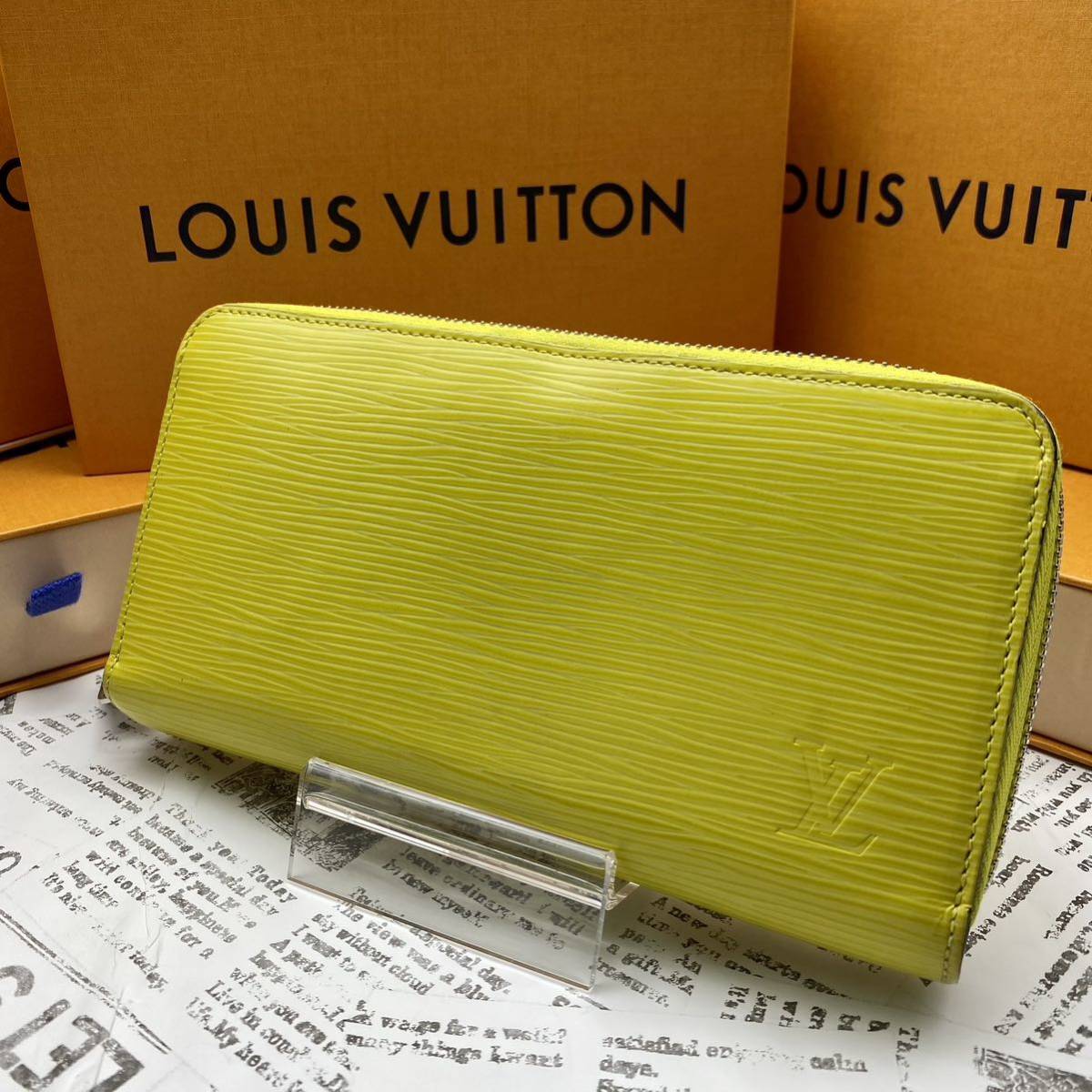 1円スタート 【LOUIS VUITTON 】ルイヴィトン エピ ジッピー 