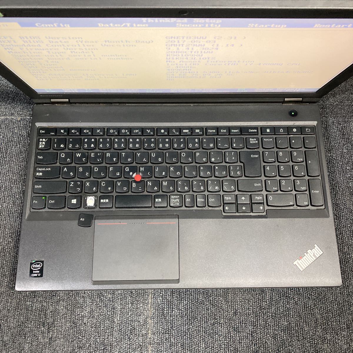JJ-204 激安 ノートPC Lenovo ThinkPad W540 20BGCTO1WW Core i7