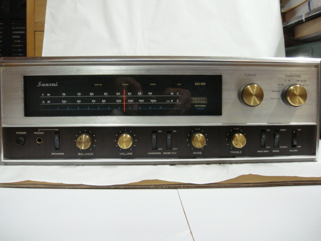 SANSUI サンスイ SAX-600 真空管 レシーバー Yahoo!オークション