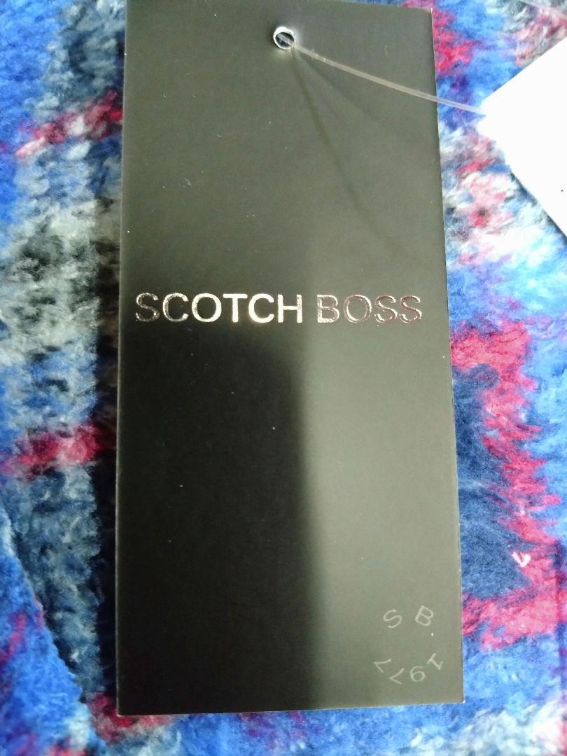 パジャマ SCOTCH LL BOSS scotchboss（ナイトウェア・ルームウェア｜メンズ 新品未使用 メンズ 長袖 長パンツ グレー 寝巻き 春秋 ネイビーチェック ソフトタッチ 長袖長パンツ scotchbossの通販
