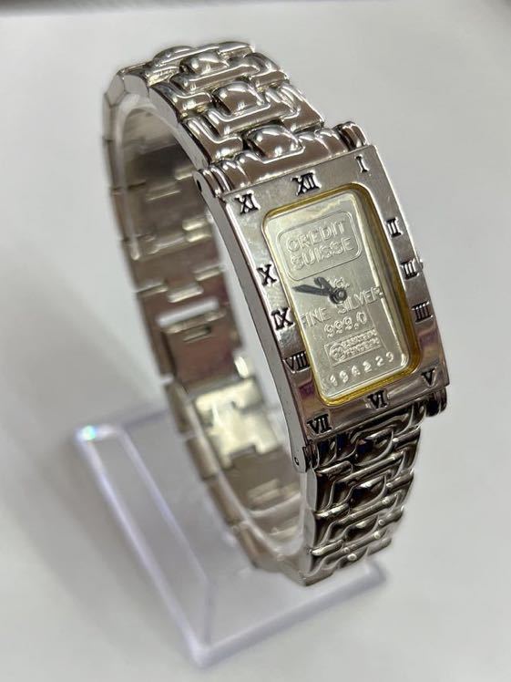 美品 FINE SILVER 999.0 INGOT インゴット 5g クォーツ シルバー 