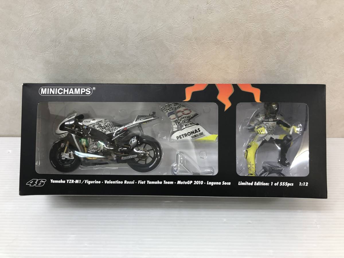 ミニチャンプス 1/12 ヤマハ YZR-M1 MotoGP 2010 中古品 symini050842