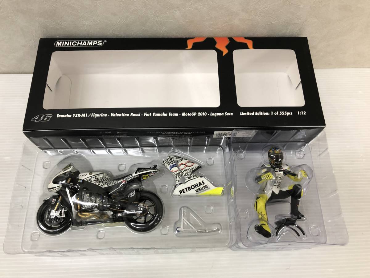 ミニチャンプス 1/12 ヤマハ YZR-M1 MotoGP 2010 中古品 symini050842