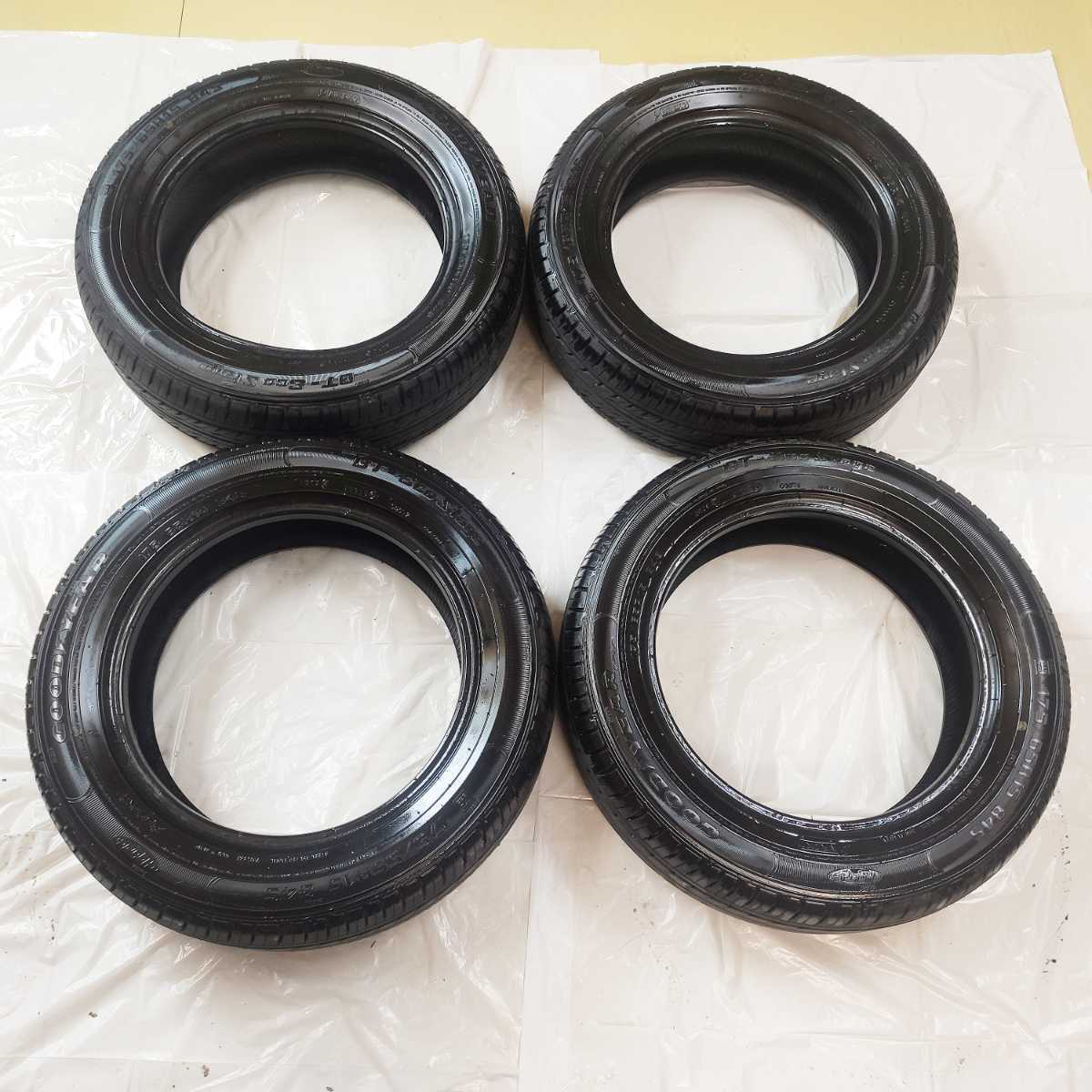 送料込み　タイヤ　175/65R15 4本　GOOD YEAR　GT-ECO-STAGE　残り溝6mm　2018年製造です　中古品です