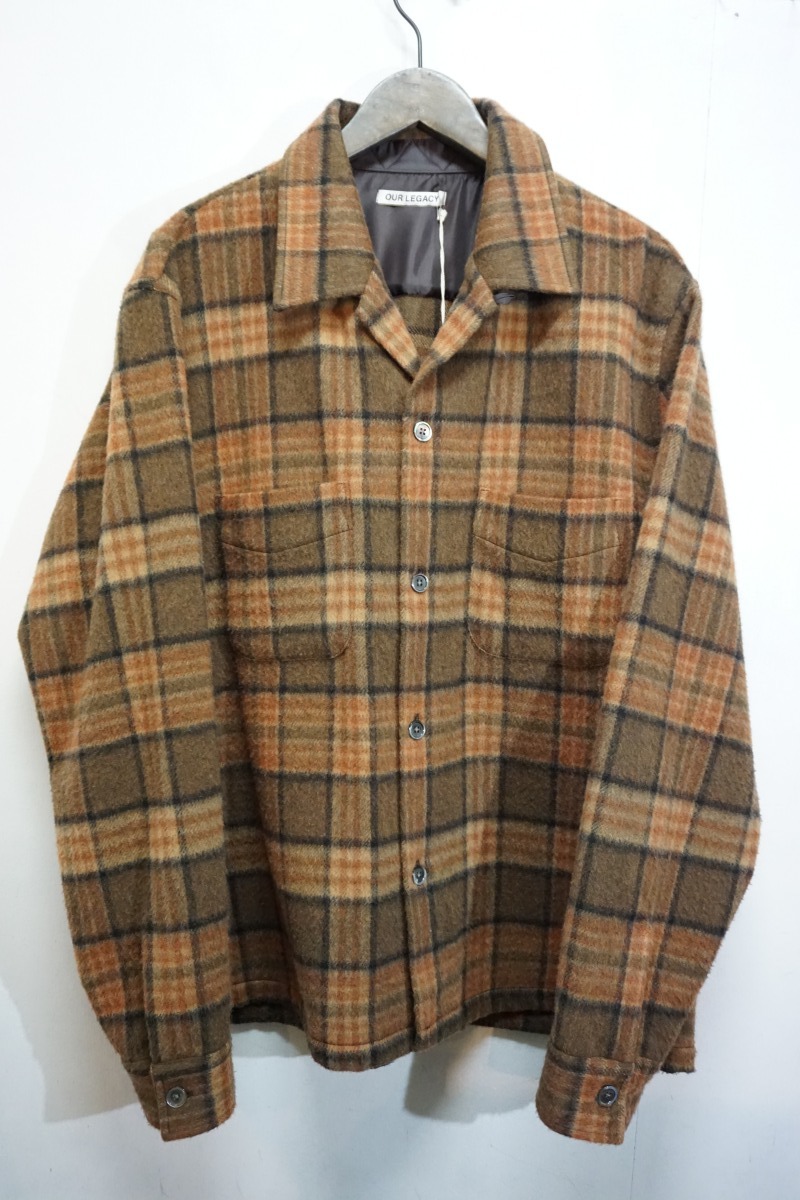 美品 正規 21AW OUR LEGACY アワーレガシー HEUSEN SHIRT チェック 