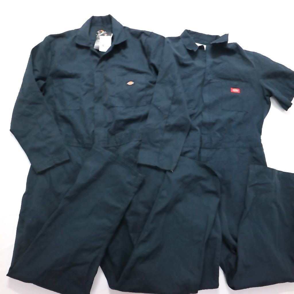 Dickies ディッキーズ オールインワン メンズ 半袖 つなぎ 半袖カバーオール 作業着 レディース 作業服 DICKIES 半袖つなぎ 6カラー ツナギ ブラック 作業