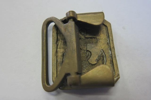 帝国海軍兵下士官用防暑袴用「ベルトバックル」検:海軍陸戦隊_2