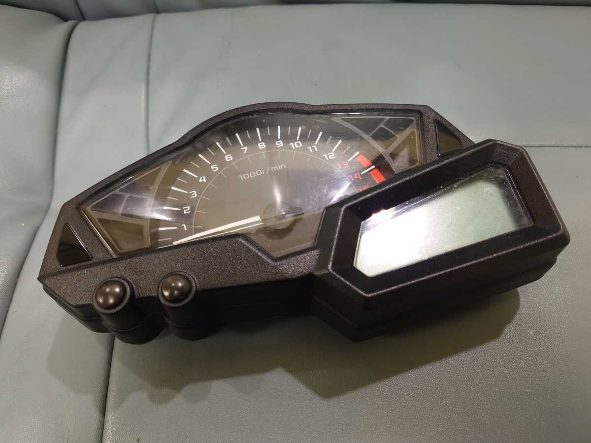 NINJA250 EX250L 純正メーター ABS無しタイプ 実動車からの取り外しに