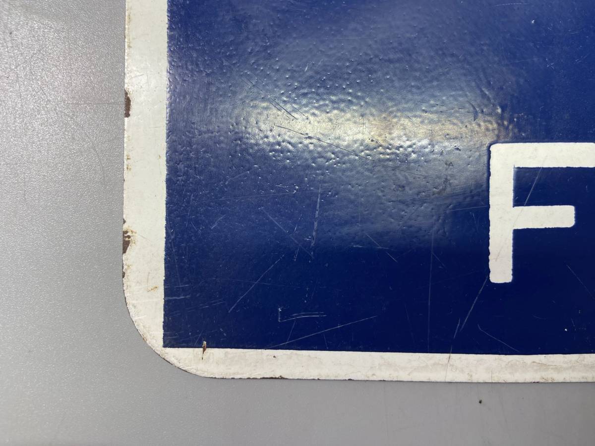 鉄道サボ 行先表示板 小樽 / 滝川 (函館本線用両面版) ホーロー (琺瑯板)