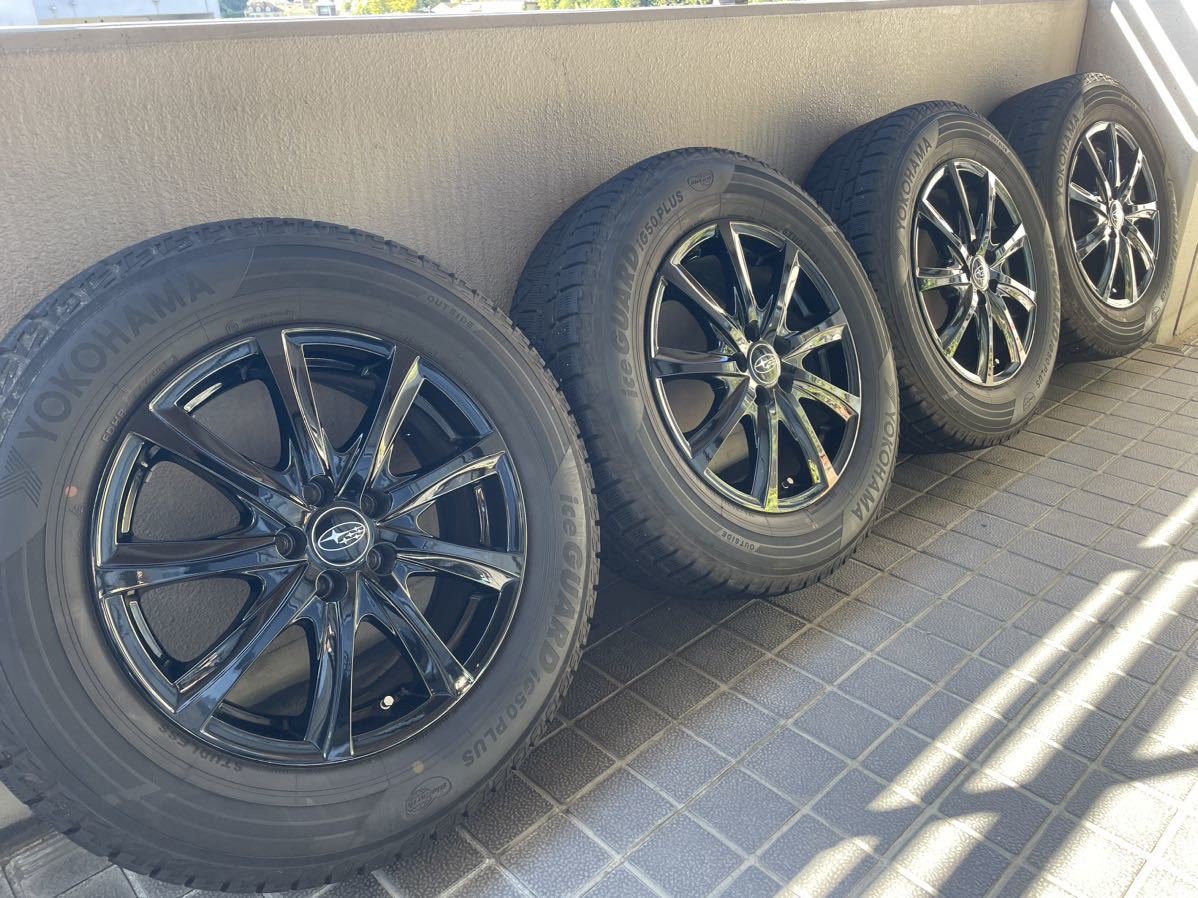 くみ4 引取り限定！215/65R16スタッドレス アルミ付き4本セットバリ山
