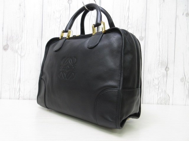 極美品 LOEWE ロエベ アナグラム アマソナ32 ハンドバッグ ミニ