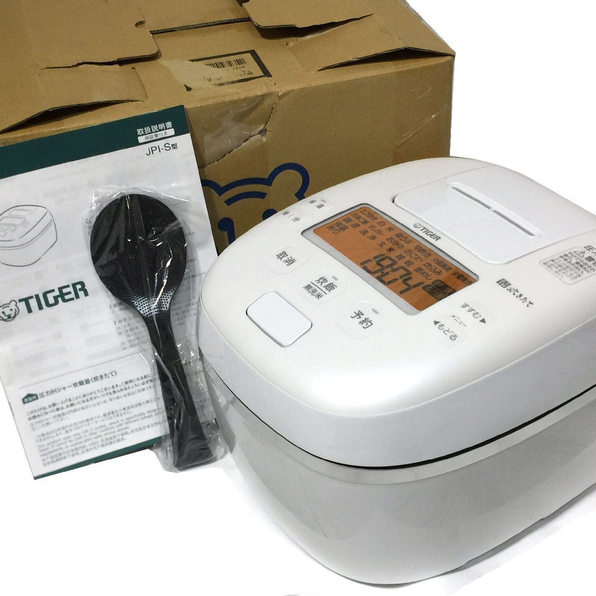 TIGER◇ジャー炊飯器/JPI-10SC （未使用】 TIGER JPI-S100 WS 炊飯器  