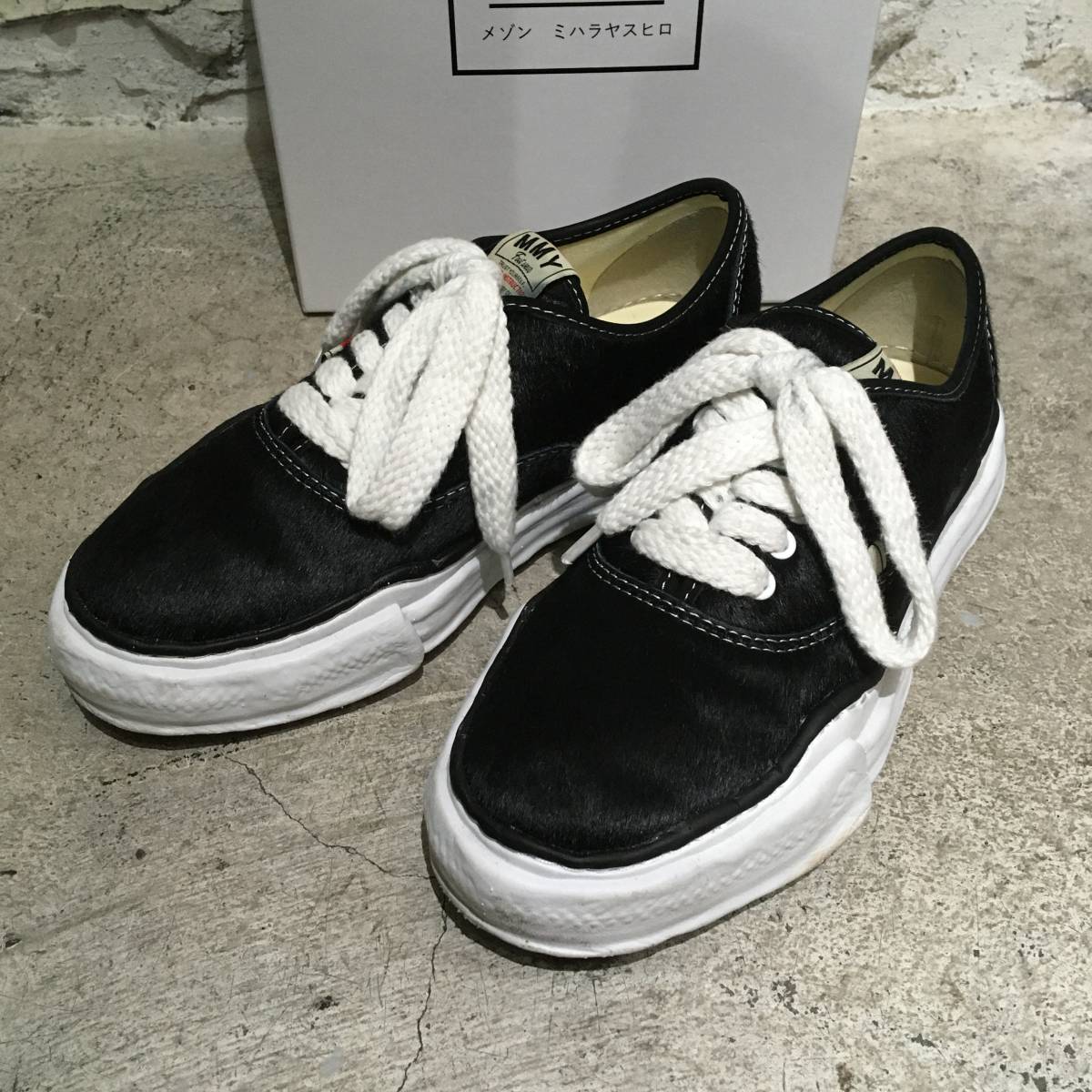 Maison MIHARA YASUHIRO メゾンミハラヤスヒロ A07FW738 ハラコレザー 