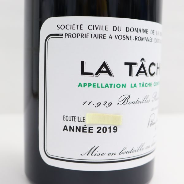 DRC LA TACHE（ラターシュ）2019 ファインズ 13.5％ 750ml F22K200001