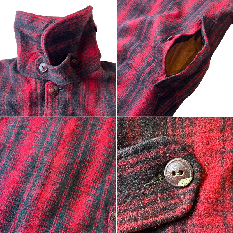 Woolrich マッキーノ ５０年代 ウールジャケット チェック柄 50's Woolrich ウールリッチ ウールマッキーノジャケット ハンティング