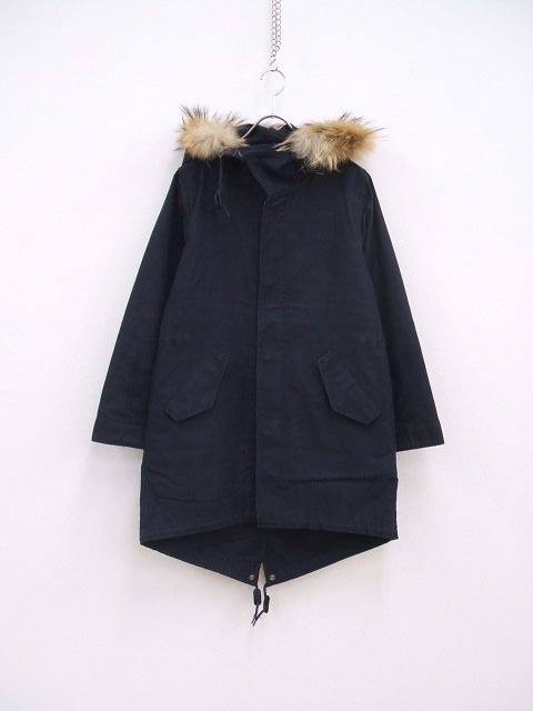 2-1129T♪ FRED PERRY M-51 FISHTAIL PARKA ライナー付 サイズ8 モッズコート ネイビー フレッドペリー 193808