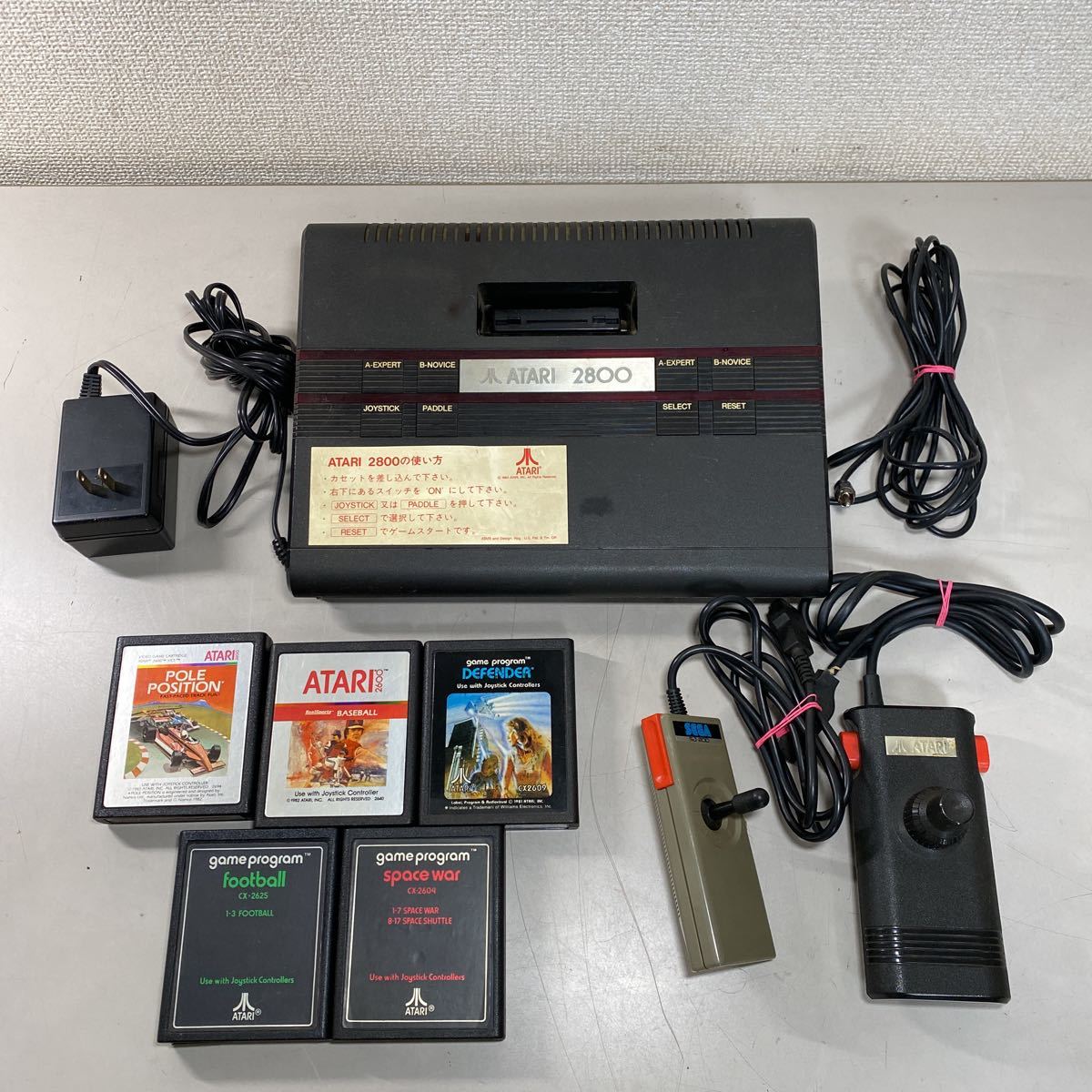 a*☆中古品 アタリ ATARI 2800 ソフト セット /ゲーム機 本体☆
