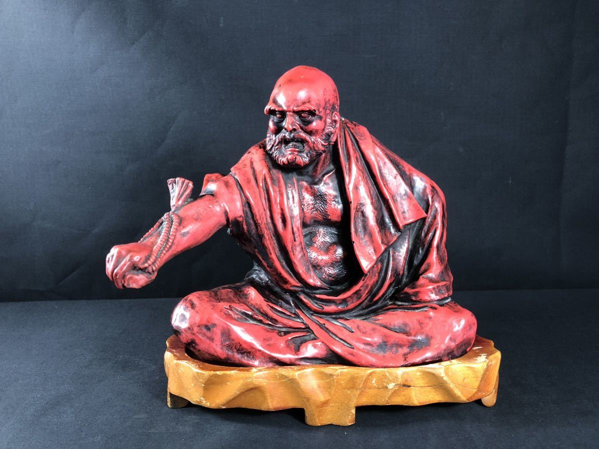 11/23n5 置物 僧 僧侶 達磨 達磨大師 ダルマ だるま 総重量 約7.5kg 
