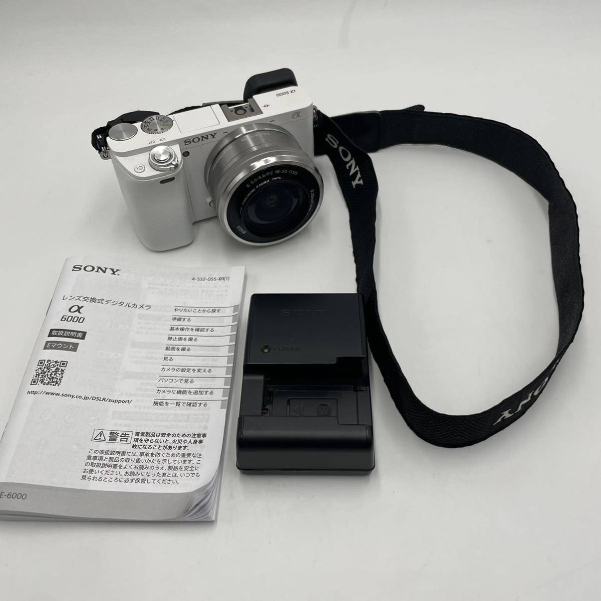 春の新作 ☆【売り切り】SONY ソニー α6000 E3.5-5.6/PZ 16-50mm ILCE