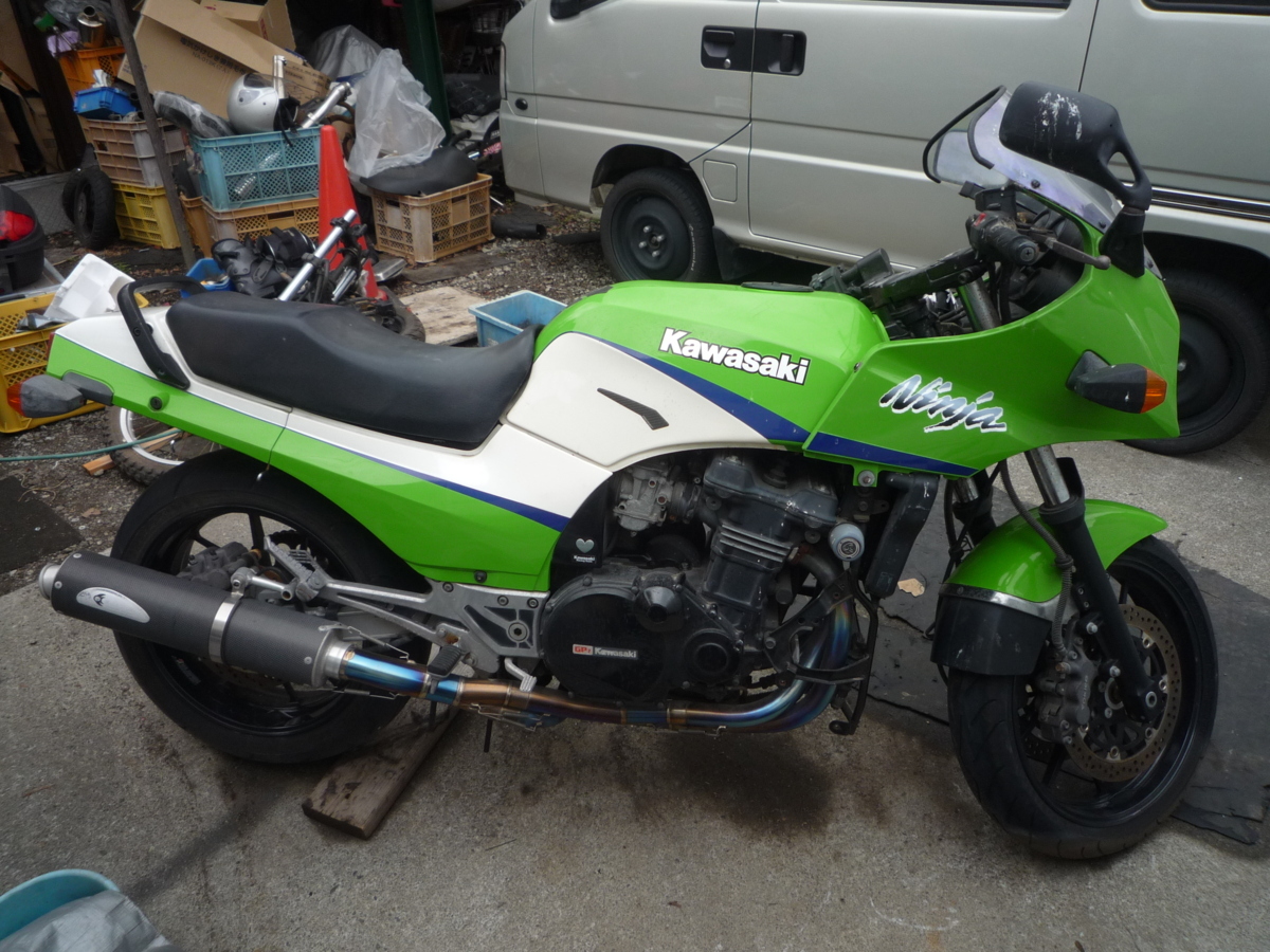 Kawasaki GPZ900R ZX900A-092 後期A14 K-FACTORY フルエキ マフラー