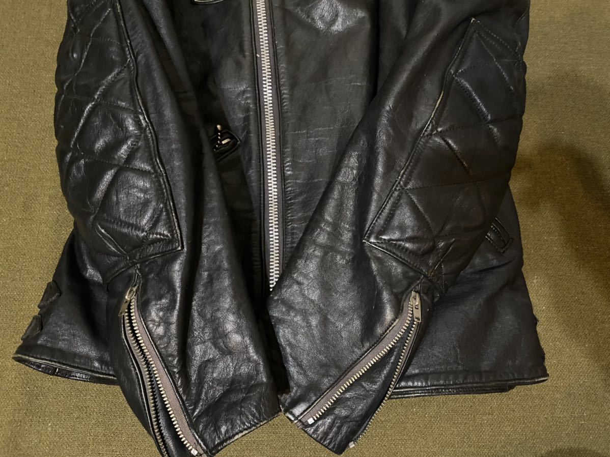 英国製 Interstate leathers ビンテージ レザージャケット ライダース 
