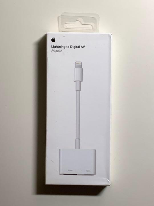 【美品】純正 Lightning - Digital AV Adapter ③ - E Digital Lightning - アダプター iPhone comishop