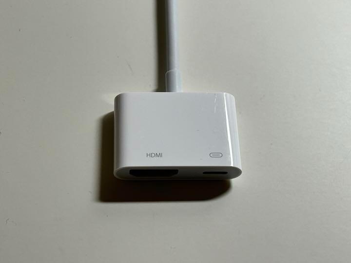 【美品】純正 Lightning - Digital AV Adapter ③ - E Digital Lightning - アダプター iPhone comishop