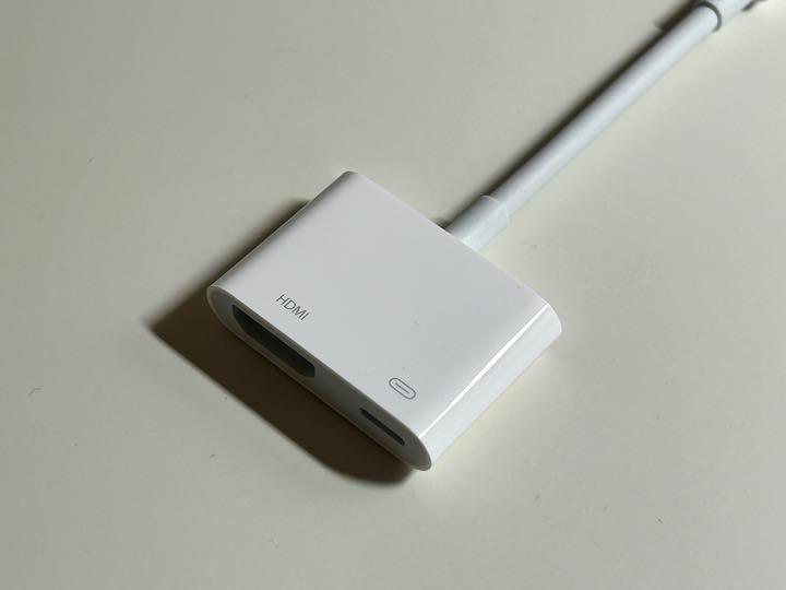 【美品】純正 Lightning - Digital AV Adapter ③ - E Digital Lightning - アダプター iPhone comishop
